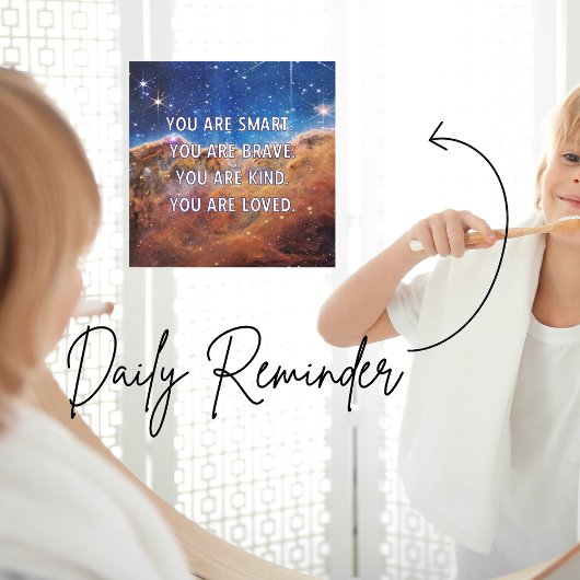 Smart Brave soort geliefd Raamsticker