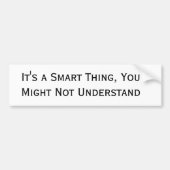 Smart Car Bumpersticker (Voorkant)