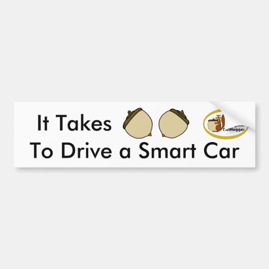 Smart Car-Bumpersticker Bumpersticker (Voorkant)