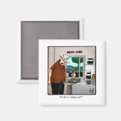 Smart Car Humor Koelkastmagneet Magneet (Voorkant / Achterkant)