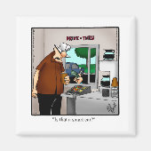 Smart Car Humor Koelkastmagneet Magneet (Voorkant)