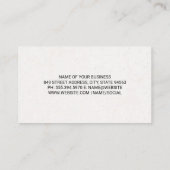 Smart Car-Logo | verkoper Visitekaartje (Achterkant)