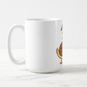 Smart Cartoon Duck Student Afstuderen Koffiemok (Links)