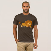 Smart Cartoon Lion T-shirt (Voorkant volledig)