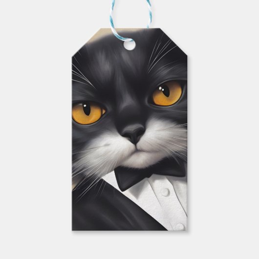 Smart Cat Cadeaulabel (Voorkant)