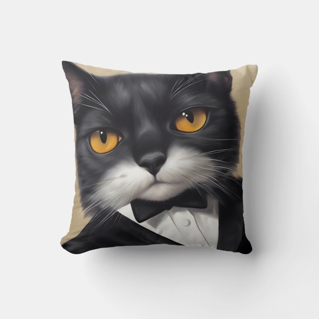 Smart Cat Kussen (Voorkant)