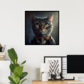 Smart Cat-Poster Poster (Thuiskantoor)