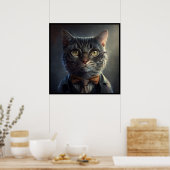Smart Cat-Poster Poster (Keuken)