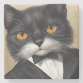 Smart Cat Stenen Onderzetter (Voorkant)