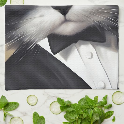 Smart Cat Theedoek (Gevouwen)