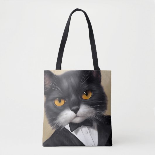 Smart Cat Tote Bag (Voorkant)