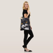 Smart Cat Tote Bag (Op model)