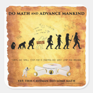 Smart Caveman: Doe Wiskunde en bevorder de Sticker