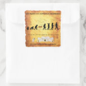 Smart Caveman: Doe Wiskunde en bevorder de Sticker (Tas)