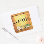 Smart Caveman: Wetenschap doen en de Sticker van d (Envelop)