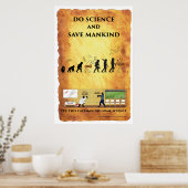 Smart Caveman: Wetenschap doen en Poster van de me (Keuken)
