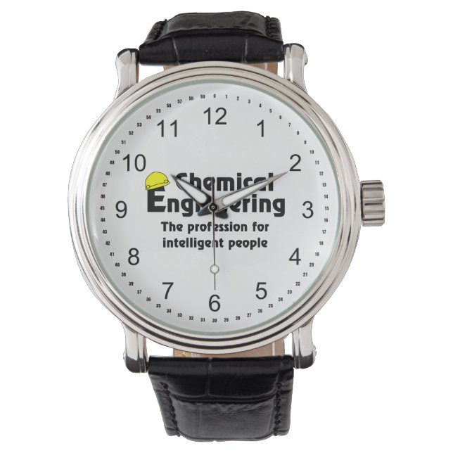 Smart Chemical Engineer Horloge (Voorkant)