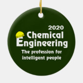 Smart Chemical Engineer Keramisch Ornament (Achterkant)