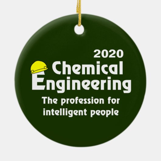 Smart Chemical Engineer Keramisch Ornament (Achterkant)