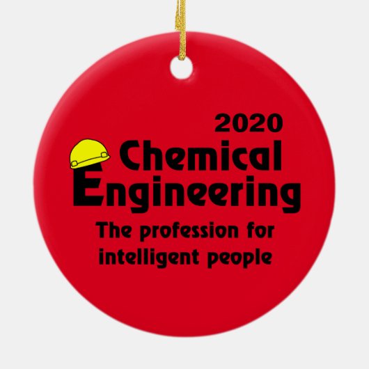 Smart Chemical Engineer Keramisch Ornament (Achterkant)