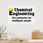 Smart Chemical Engineer Poster (Keuken)