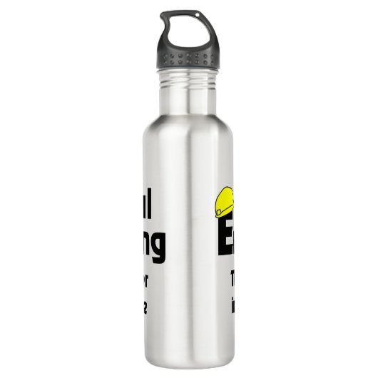 Smart Chemical Engineer Waterfles (Achterkant)