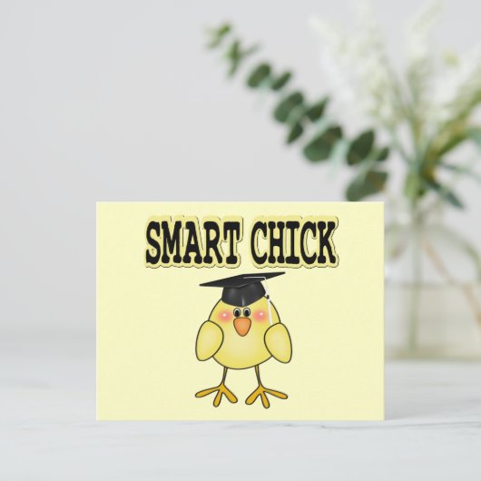 Smart Chick Briefkaart (Staand voorkant)