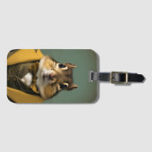 Smart Chipmunk Bagagelabel (Voorkant (horizontaal))