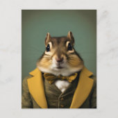 Smart Chipmunk Briefkaart (Voorkant)