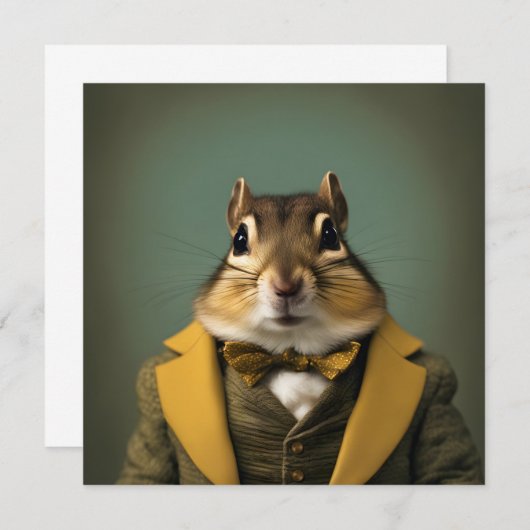 Smart Chipmunk Kaart (Voorkant / Achterkant)