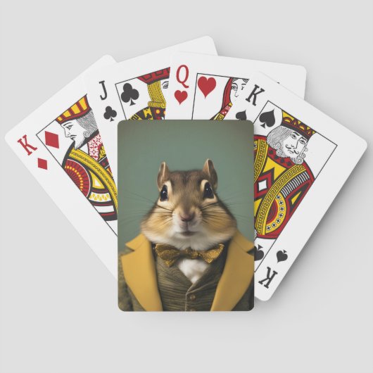 Smart Chipmunk Pokerkaarten (Achterkant)