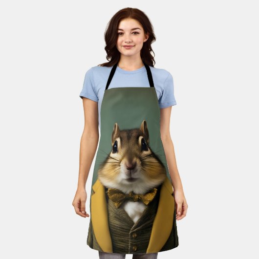 Smart Chipmunk Schort (Gedragen)