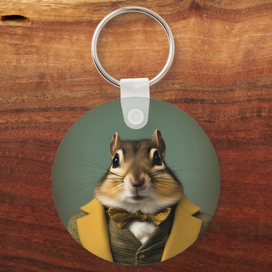 Smart Chipmunk Sleutelhanger (Voorkant)