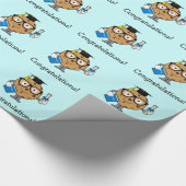 Smart Chocolate Chip Cookie Afstuderen met Diploma Cadeaupapier (Hoek)