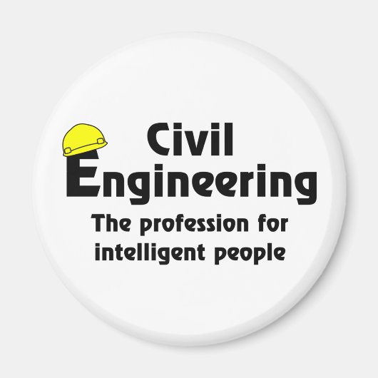 Smart Civil Engineer Magneet (Voorkant)