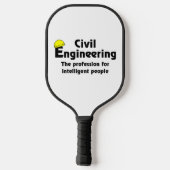 Smart Civil Engineer Pickleball Paddle (Achterkant)