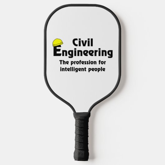 Smart Civil Engineer Pickleball Paddle (Achterkant)