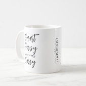 "Smart, Classy and Very Sassy" Schattigee Mok met  (Voorkant links)