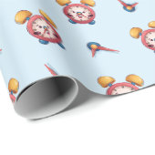 Smart Clock Collectie - Blauw inpakpapier (Rol Hoek)