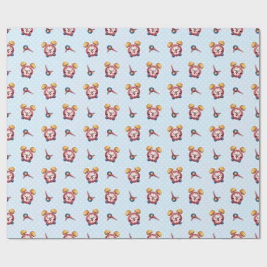 Smart Clock Collectie - Blauw inpakpapier (Vlak)