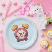 Smart Clock Collectie - Blauw papier Borden Papieren Bordje (Feest)