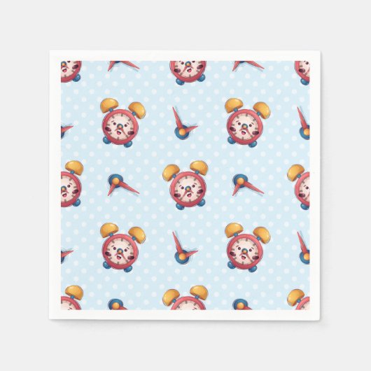 Smart Clock Collectie - Blauw Servet (Voorkant)