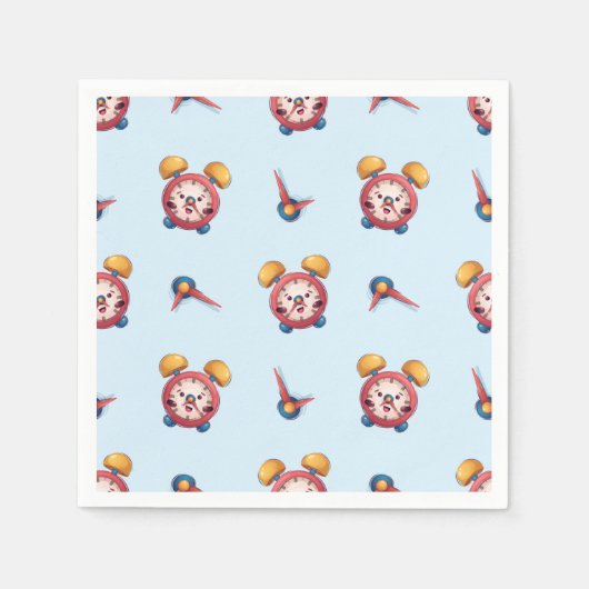 Smart Clock Collectie - Blauw Servet (Voorkant)