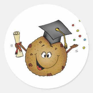 Smart Cookie Afstuderen Gift Ronde Sticker