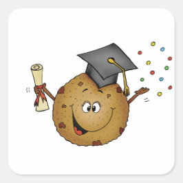 Smart Cookie Afstuderen Gift Vierkante Sticker