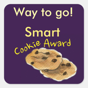 Smart Cookie Award studentenstimulans Vierkante Sticker