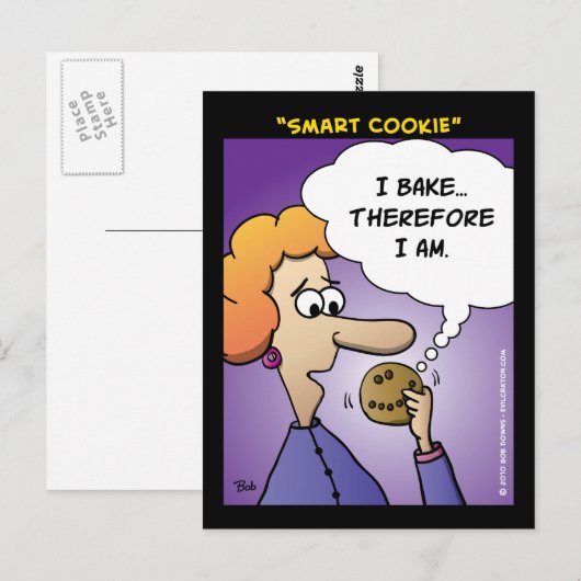 "Smart Cookie" Briefkaart (Voorkant / Achterkant)