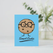 Smart Cookie Chocolate Chip Cookies Glasses Briefkaart (Staand voorkant)