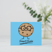Smart Cookie Chocolate Chip Cookies Glasses Briefkaart (Staand voorkant)