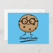 Smart Cookie Chocolate Chip Cookies Glasses Briefkaart (Voorkant / Achterkant)